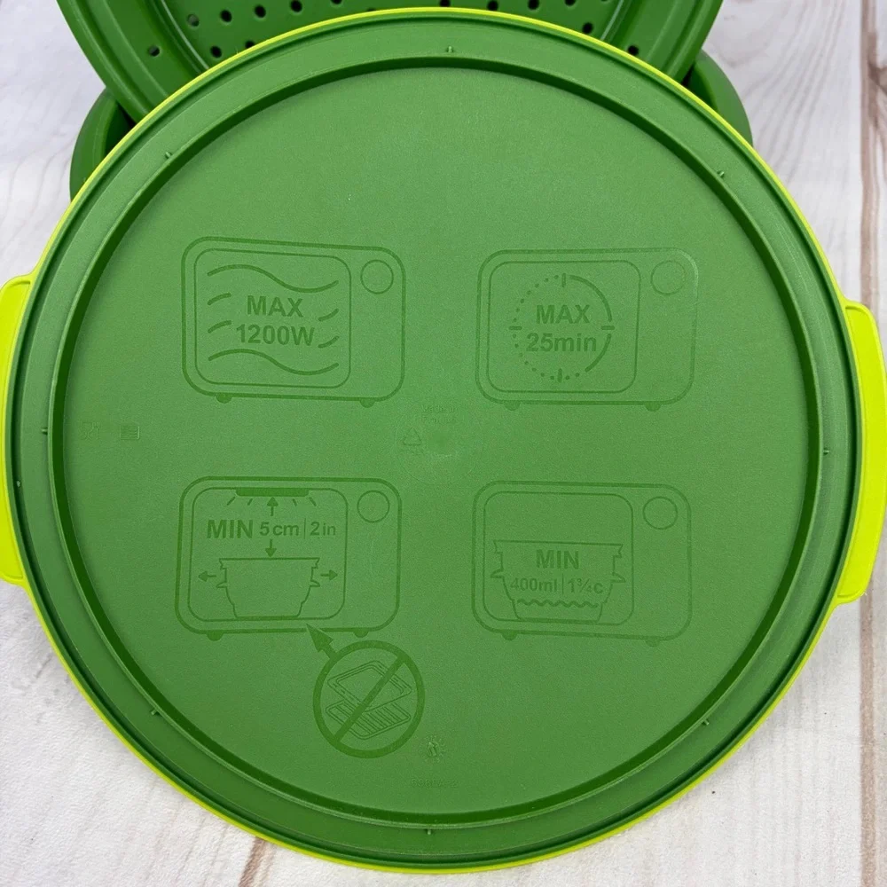 TUPPERWARE Smart Steamer 4-Piece Set - Green